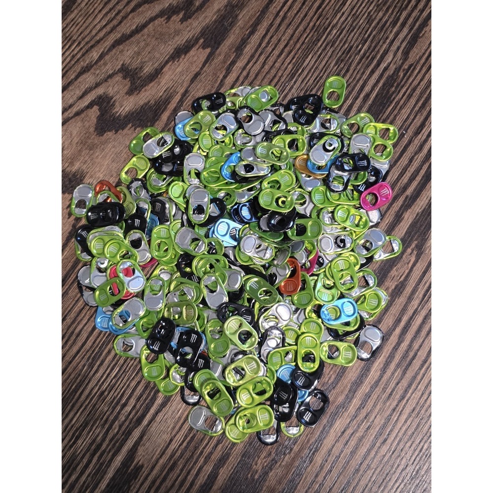 Lot of 399 Monster Energy Can Tabs Tops For Gear Vault Mixed Colors